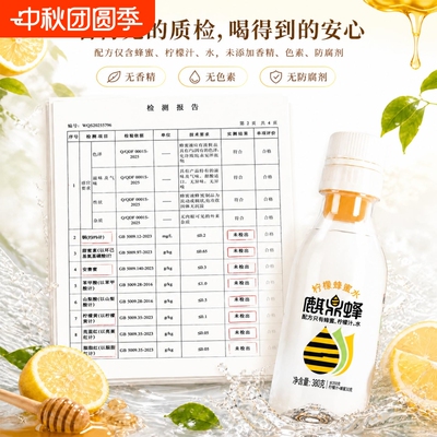麒鼎蜂柠檬味饮料小黄姜蜂蜜水