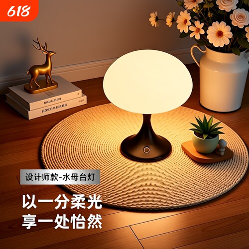 氛围感治愈北欧风触摸台灯