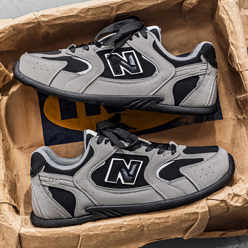 NEW BOLUNE/新百伦男鞋复古风运动鞋透气休闲情侣德训鞋时尚板鞋