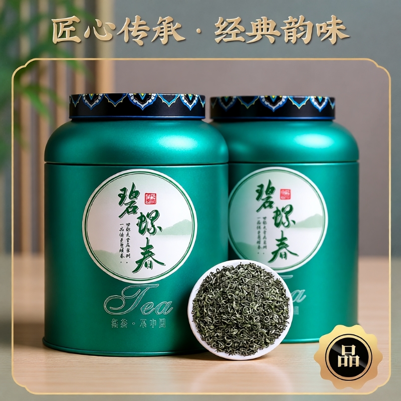 特级碧螺春茶叶绿茶春茶新茶高山浓香型明前嫩芽毛尖耐泡炒青回甘