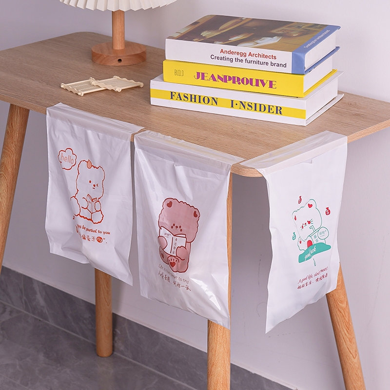 粘贴式垃圾袋车载学生课桌宿舍可桌面收纳特厚车内大容量平口图案