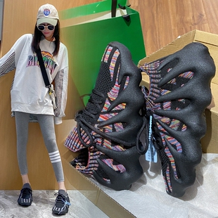 意尔康心选春季新款韩版学生透气运动鞋情侣款袜子鞋女2026女跑步