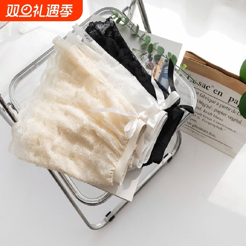 2025新款多层蕾丝安全裤防走光jk打底裤宽松不卷边夏季薄款短裤