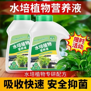 水培植物营养液专用富贵竹转运竹巴西木郁金香绿萝铜钱草通用肥料