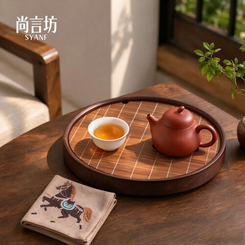 茶盘家用现代简约储水沥水式托盘