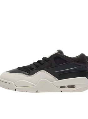 现货新款A­J4RM运动防滑低帮复古篮球鞋男女同款休闲满天星熊猫