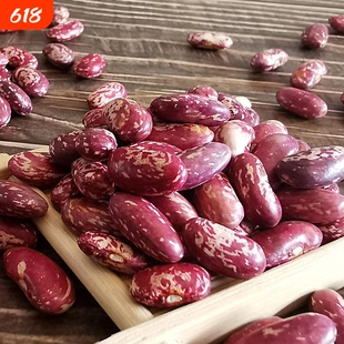 现货东北花芸豆农家新货紫花芸豆花腰豆大碴粥搭配饭豆五谷杂花豆