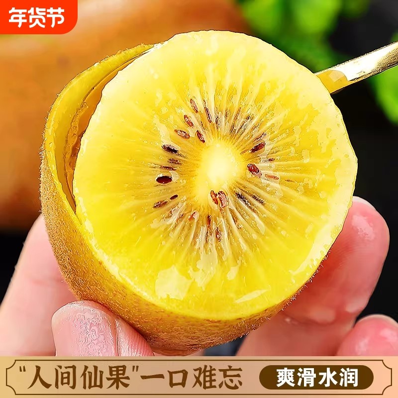 四川黄心猕猴桃奇异果新鲜水果现摘弥猴桃大果孕妇整箱包邮年货
