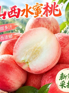山西新鲜水蜜桃现摘毛桃蜜桃脆桃宝宝孕妇水果脆甜桃子产地采摘