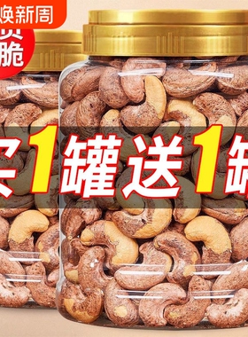 【热销推荐】新货大颗粒带皮腰果仁越南盐焗紫皮坚果零食批发