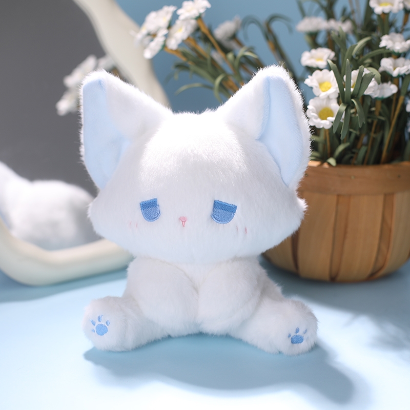 emo熊原创毛绒玩具狐狸玩偶公仔毛绒礼品女生礼物桌伴玩偶二次元