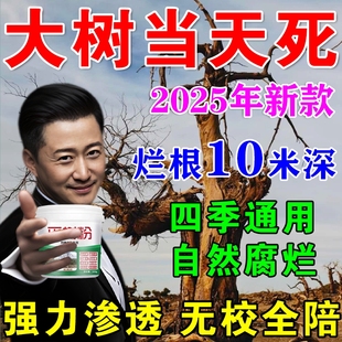 烂根除大树专用强力枯树王腐树根药大树一滴死除大树竹子烂根剂S