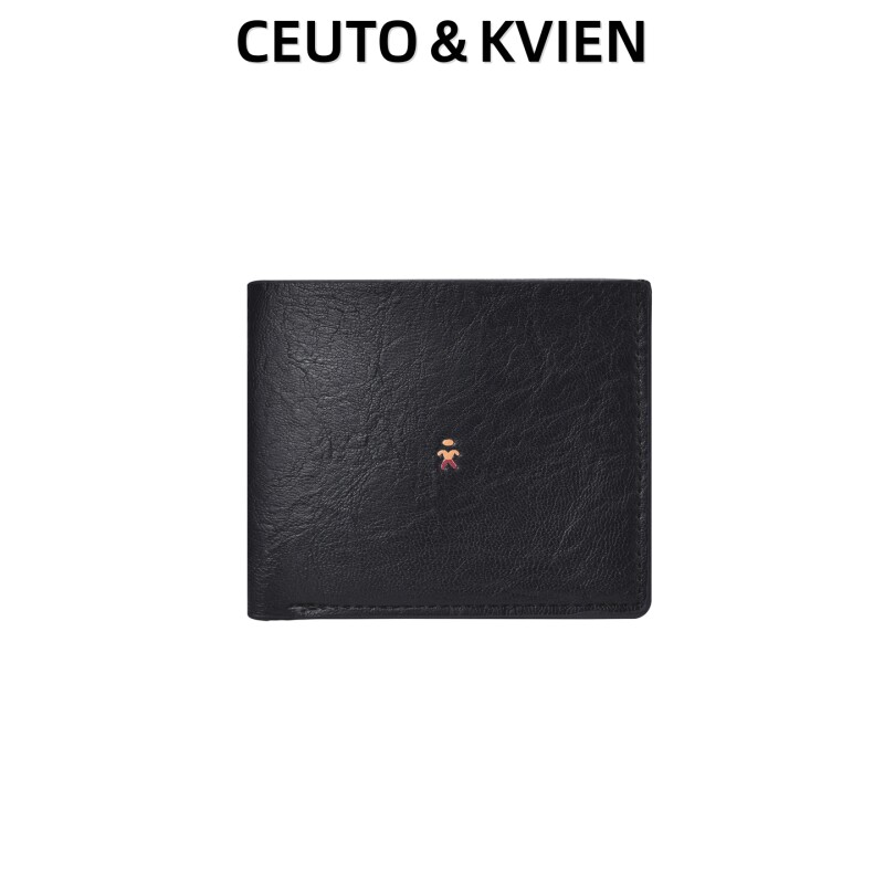CEUTOKVIEN男士短款钱包真皮质感新款简约钱夹超薄卡包青年