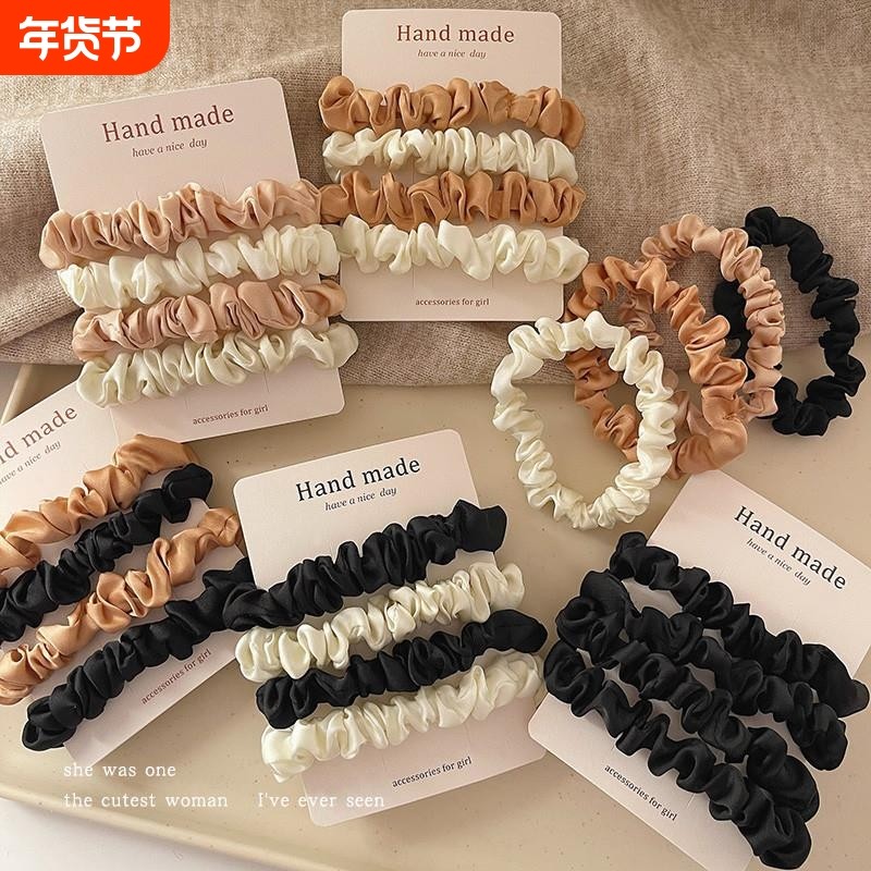 法式大肠发圈女春季扎头发绳马尾头绳高弹力耐用橡皮筋高端头饰品,饰品/流行首饰/时尚饰品新,发饰,淘宝优惠券,粉丝福利购,淘宝优惠卷