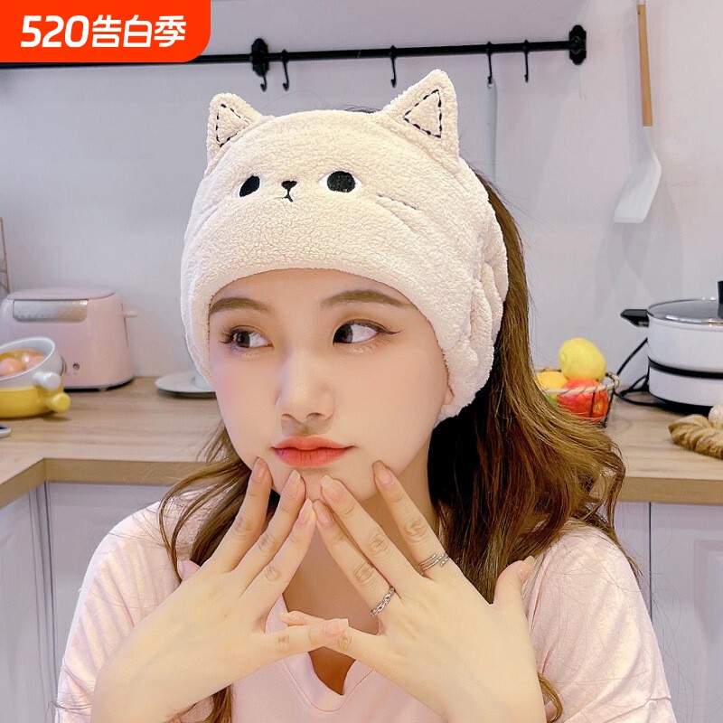 猫毛绒束发带2025新款女生洗脸运动发箍月子头箍发带头饰敷面膜