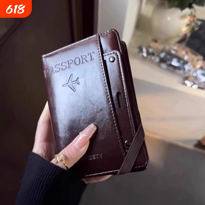 旅行多功能护照夹钱包卡包证件登机牌收纳包机票夹一体女身份证