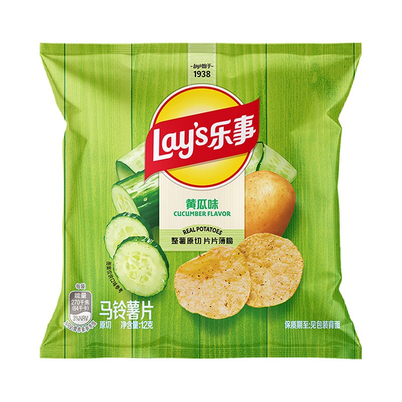 乐事12g黄瓜薯片*1包
