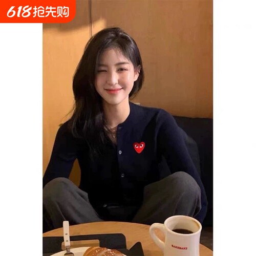 爱心川久羊毛开衫亲子上衣服装