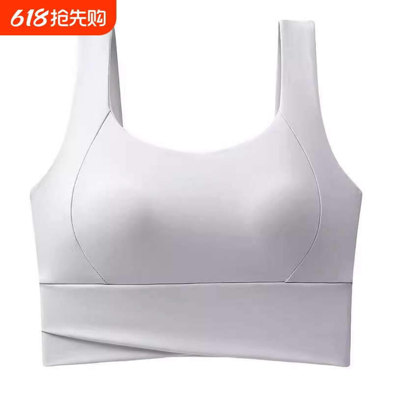 运动内衣女高强度健身防震瑜伽服一体美背背心式文胸罩防下垂外穿