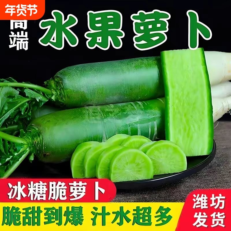 山东潍坊萝卜正宗水果萝卜脆甜不辣可生吃青萝卜新鲜现挖自种蔬菜,水产肉类/新鲜蔬果/熟食,萝卜/胡萝卜,淘宝优惠券,粉丝福利购,淘宝优惠卷