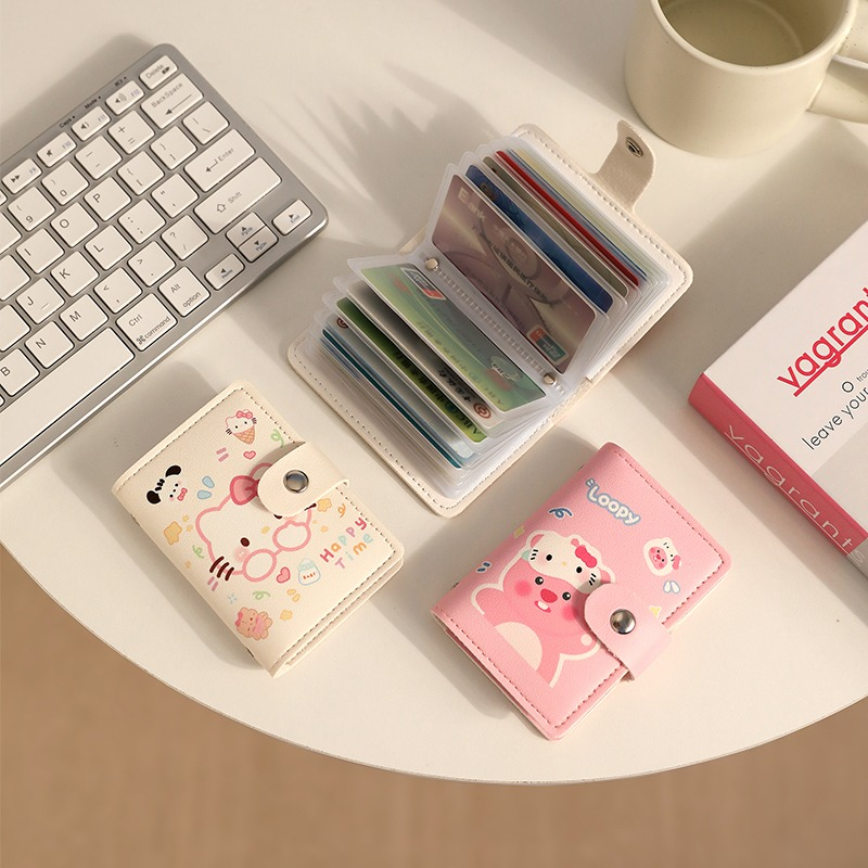 2025新款可爱卡通卡包女防消磁多卡位大容量卡片保护套卡夹小钱包