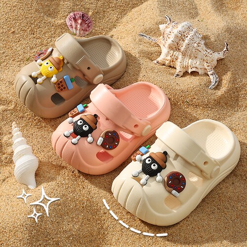 小外穿包头透气两穿花园鞋夏季男童舒适防滑可爱卡通洞洞拖鞋学步