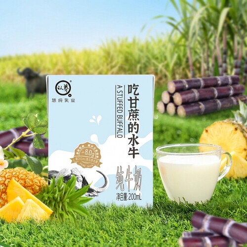 认养水牛奶升级包装4.0g乳蛋白