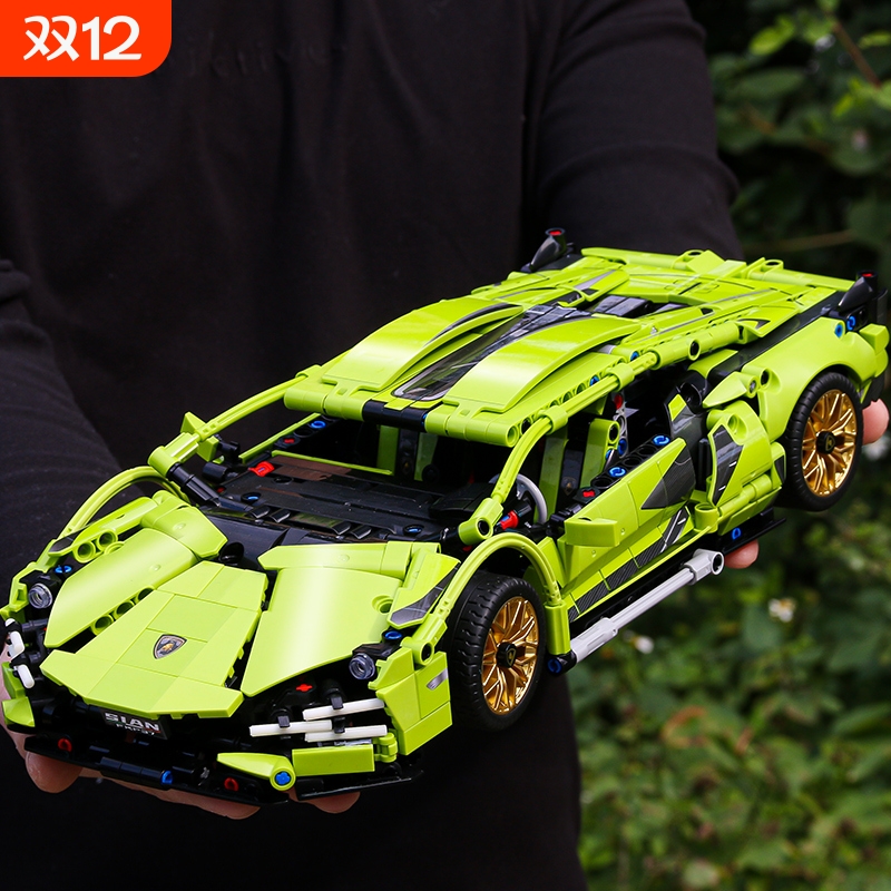 【清库存】积木跑车模型玩具