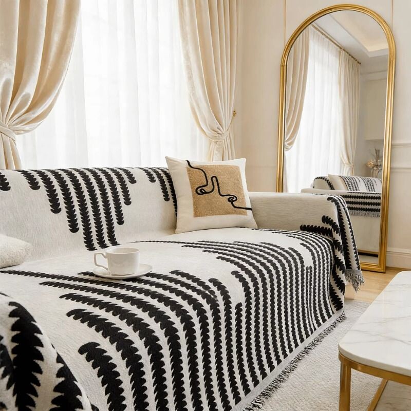 2025新款沙发套罩防猫抓沙发巾秋冬加厚四季全盖沙发毯垫沙发盖布