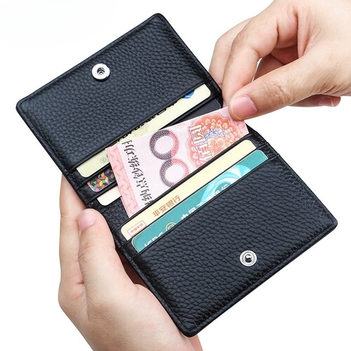 2026新款超薄小巧卡包男真软皮卡夹迷你卡片包女士卡套轻薄卡片套