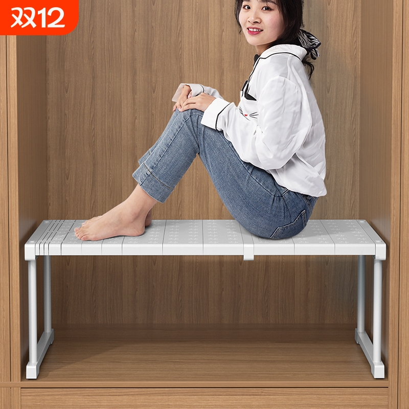 分层分层置物架衣柜全覆盖隔板