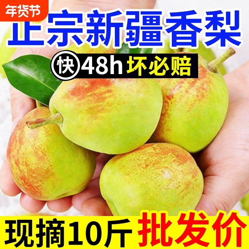 正宗新疆香梨纯母梨新鲜水果梨子薄皮红香酥梨源自库尔勒杂交品种,水产肉类/新鲜蔬果/熟食,梨,淘宝优惠券,粉丝福利购,淘宝优惠卷