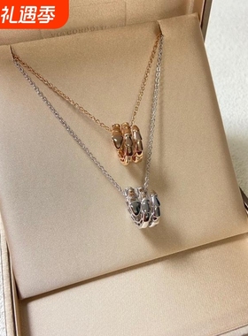 灵蛇项链女三环满钻小蛮腰