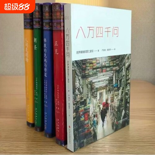 正见八万四千问正版精装布面宗萨钦哲仁波切佛陀的证悟佛学的见地与修道人间是剧场朝圣首部实修指导书籍西藏生死书佛教修行度亡