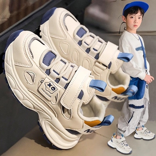 昌祥回力儿童运动鞋鞋子男童2026新款皮面休闲跑步鞋软底小白鞋
