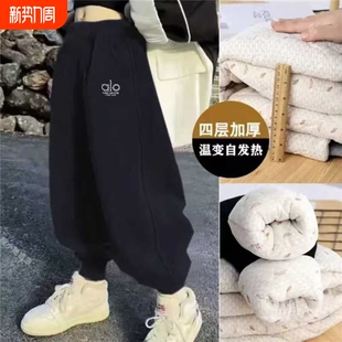 男童夹棉加厚冬装2026新款儿童保暖长裤宝宝冬天棉裤外穿三层特厚