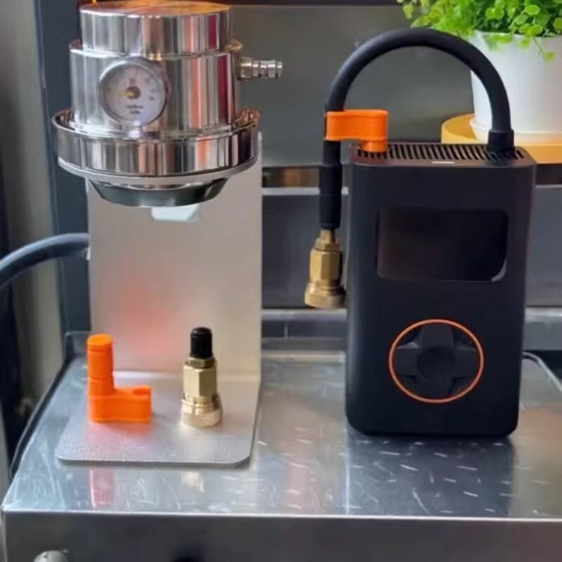 咖小炮气动咖啡机气泵款露营双表可控制预浸泡恒压输出9bar
