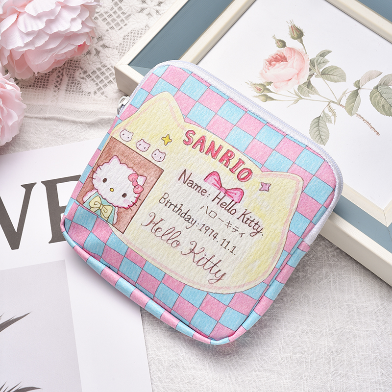 可爱零钱包儿童小包挂绳手提迷你收纳包学生小钱包拉链钱袋小方包