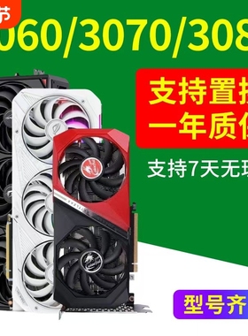 保核心RTX2060S 3060TI 3070TI 3080 1060 1660Super二手拆机显卡