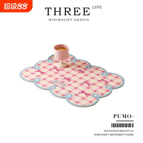 Tlife·Pumo·沥水垫吸水皮革吸水防烫隔热垫微波炉餐垫子 | 捕梦