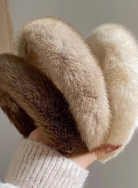 美拉德毛绒发箍秋冬高级感头饰日常外戴高颅顶头箍女洗脸发捆新款