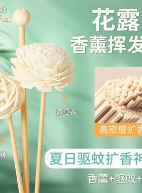 挥发棒扩香棒花露水无火香薰棒香熏藤条纤维棒专用导香杆精油藤球
