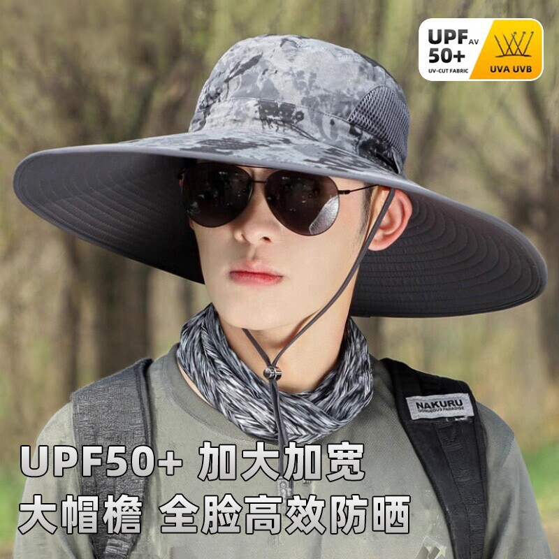 夏日防晒全脸防护遮阳帽图片