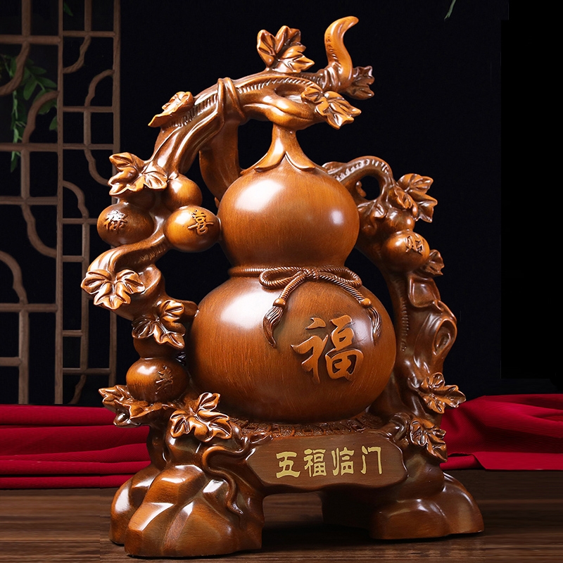 五福临门葫芦摆件客厅入