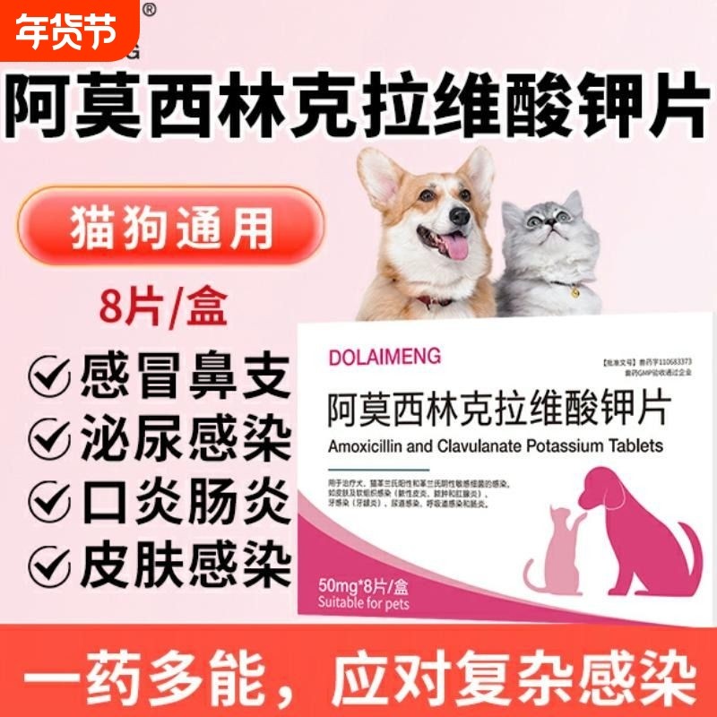 猫咪狗狗感冒药阿莫西林克拉维酸钾片速消炎片猫鼻支诺流鼻涕喷嚏,宠物/宠物食品及用品,猫呼吸道疾病药品,淘宝优惠券,粉丝福利购,淘宝优惠卷
