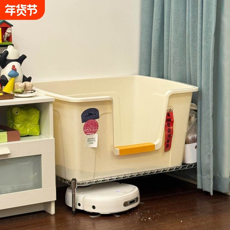 猫砂盆垫高超大号防外溅多巴胺猫厕所猫砂盆支架开放式猫咪用品,宠物/宠物食品及用品,猫砂盆/猫厕所,淘宝优惠券,粉丝福利购,淘宝优惠卷