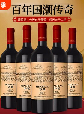 沙城长城酿造优选3干红葡桃酒