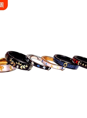 刀剑乱舞主题角色纹样无痕戒指