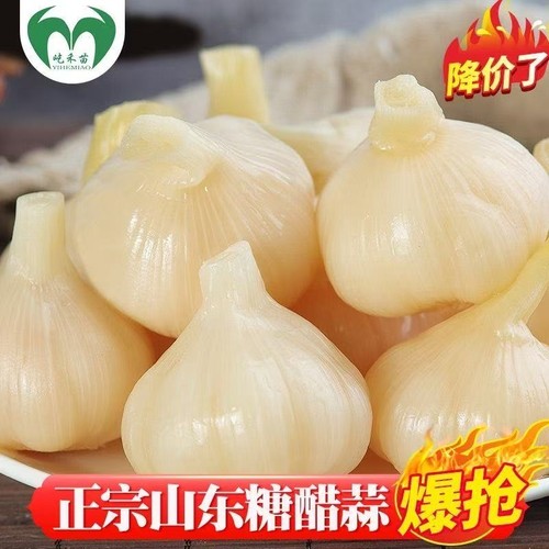 山东精品糖蒜500g/袋酸甜爽脆