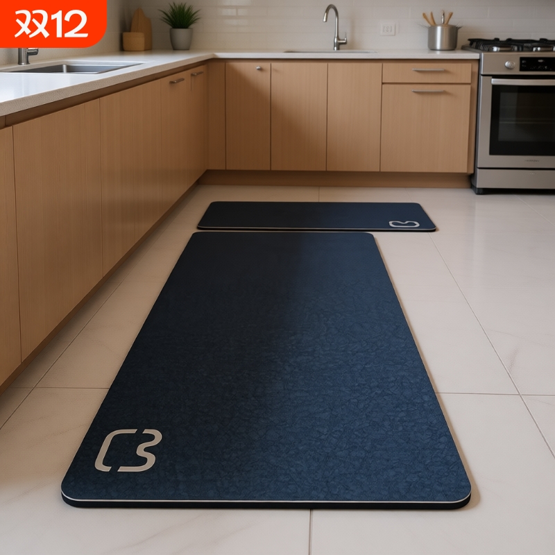 硅藻泥厨房防滑地垫|千人加购